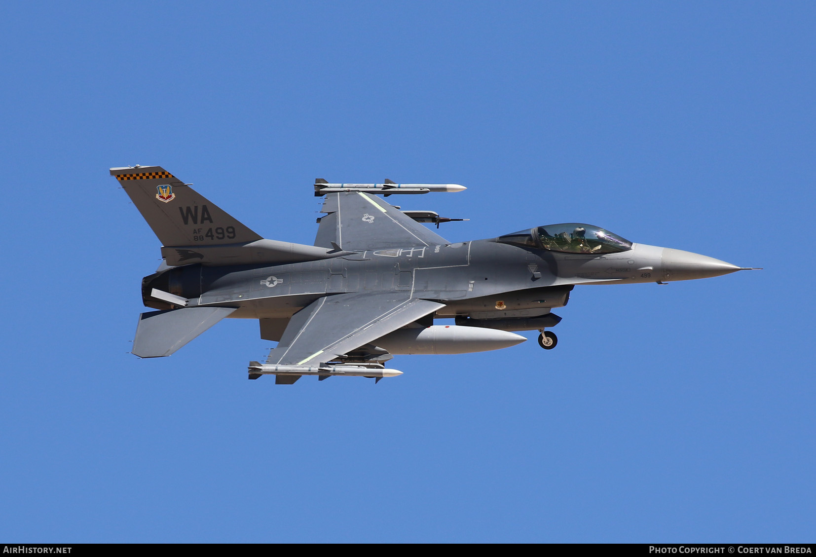 Aircraft Photo of 88-0499 | General Dynamics F-16C Fighting Falcon | USA - Air Force | AirHistory.net #819198