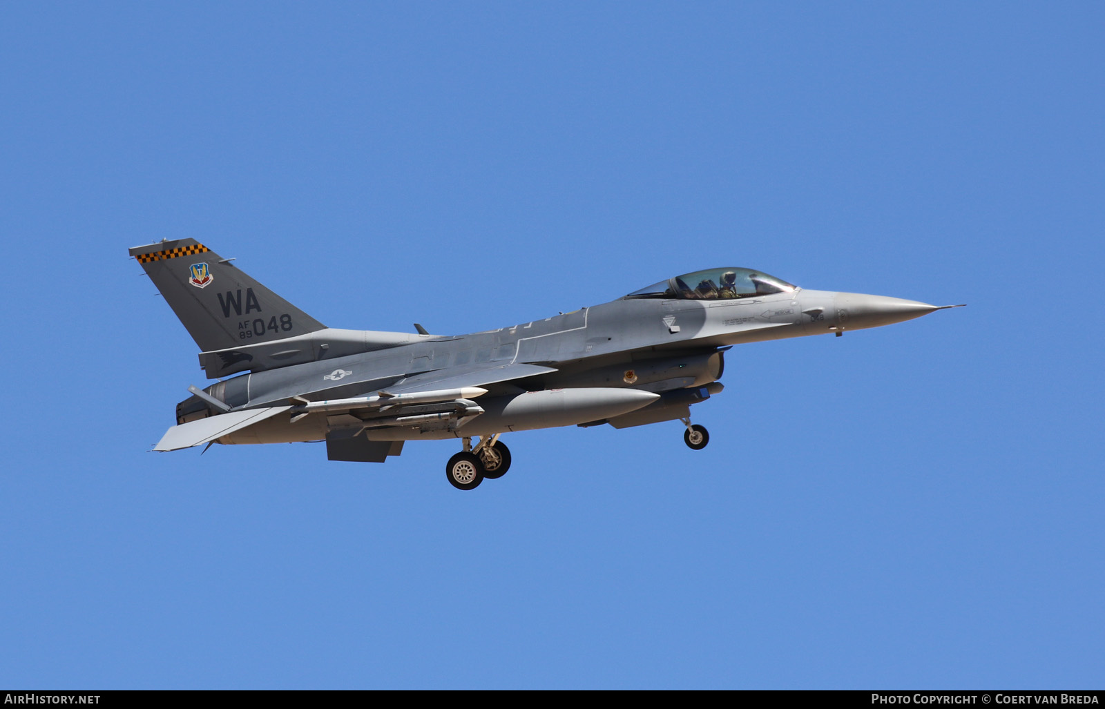 Aircraft Photo of 89-2048 / AF89048 | General Dynamics F-16CM Fighting Falcon | USA - Air Force | AirHistory.net #819201