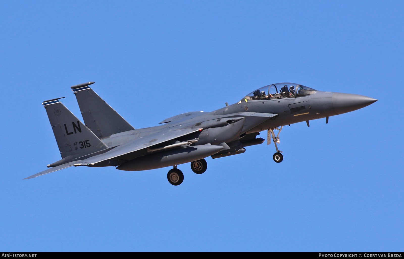 Aircraft Photo of 91-0315 / AF91-315 | Boeing F-15E Strike Eagle | USA - Air Force | AirHistory.net #819215