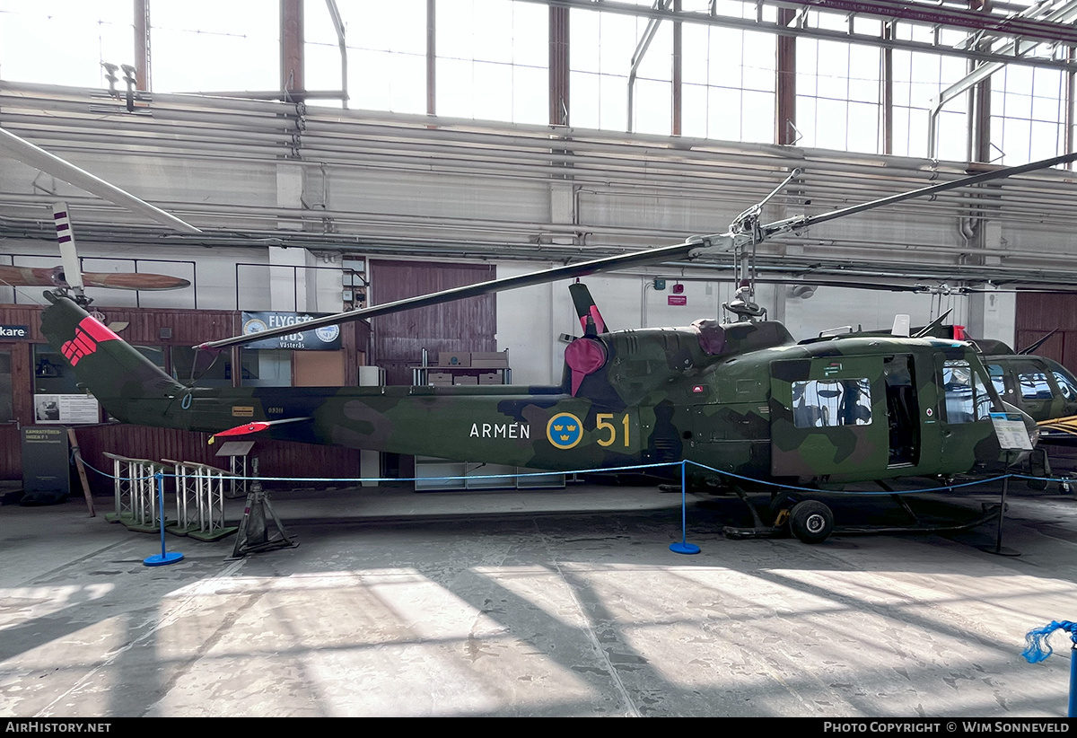 Aircraft Photo of 03311 | Agusta Hkp3C (AB-204B) | Sweden - Army | AirHistory.net #819233