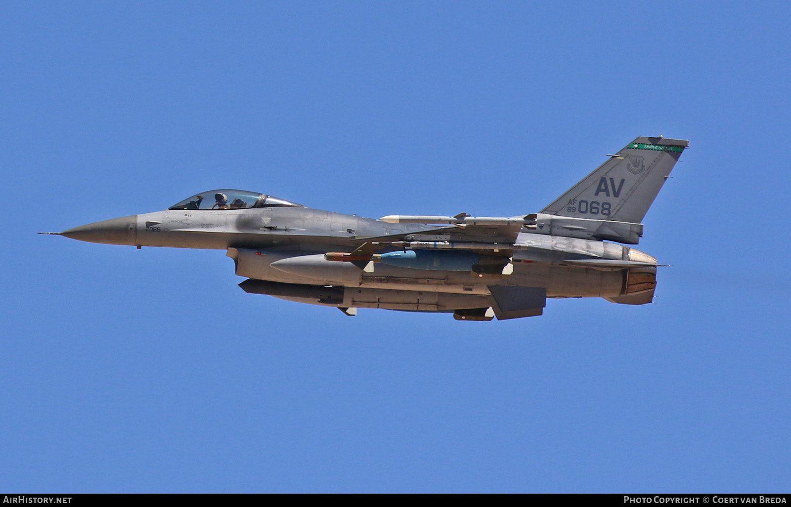Aircraft Photo of 89-2068 / AF89-068 | General Dynamics F-16CM Fighting Falcon | USA - Air Force | AirHistory.net #819249