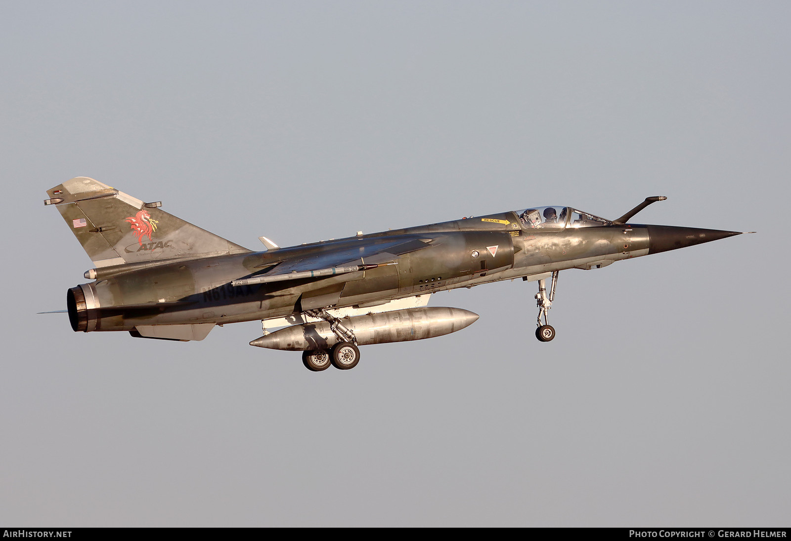 Aircraft Photo of N619AX | Dassault Mirage F1CR | ATAC - Airborne Tactical Advantage Company | AirHistory.net #819255