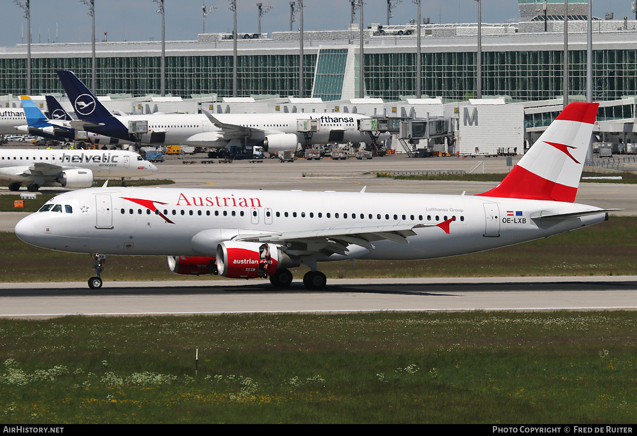 Aircraft Photo of OE-LXB | Airbus A320-216 | Austrian Airlines | AirHistory.net #819256