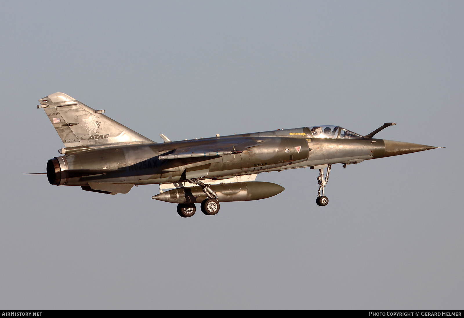 Aircraft Photo of N625AX | Dassault Mirage F1CR | ATAC - Airborne Tactical Advantage Company | AirHistory.net #819257
