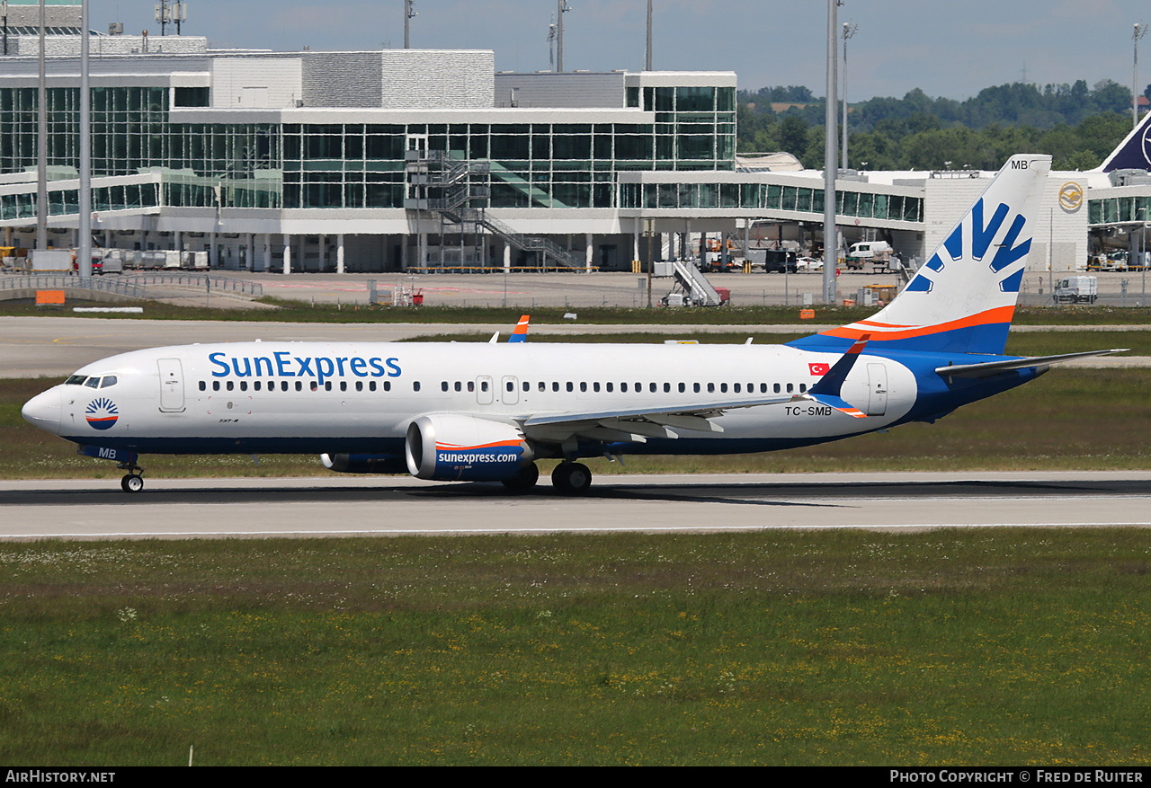 Aircraft Photo of TC-SMB | Boeing 737-8 Max 8 | SunExpress | AirHistory.net #819264