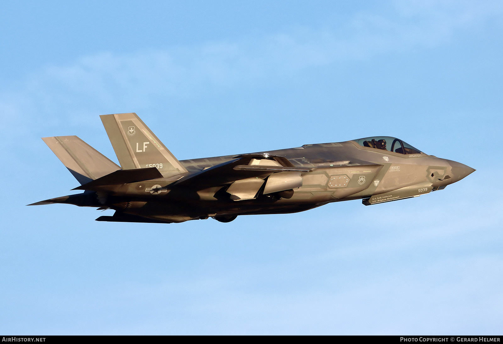 Aircraft Photo of 11-5039 / AF11-5039 | Lockheed Martin F-35A Lightning II | USA - Air Force | AirHistory.net #819283