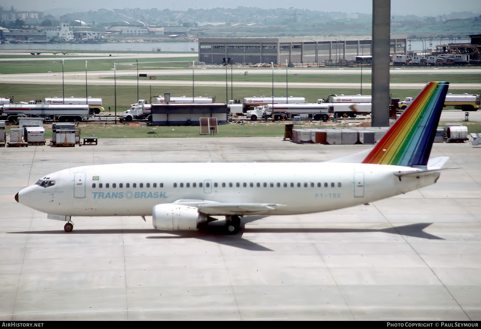 Aircraft Photo of PT-TEE | Boeing 737-375 | TransBrasil | AirHistory.net #819290