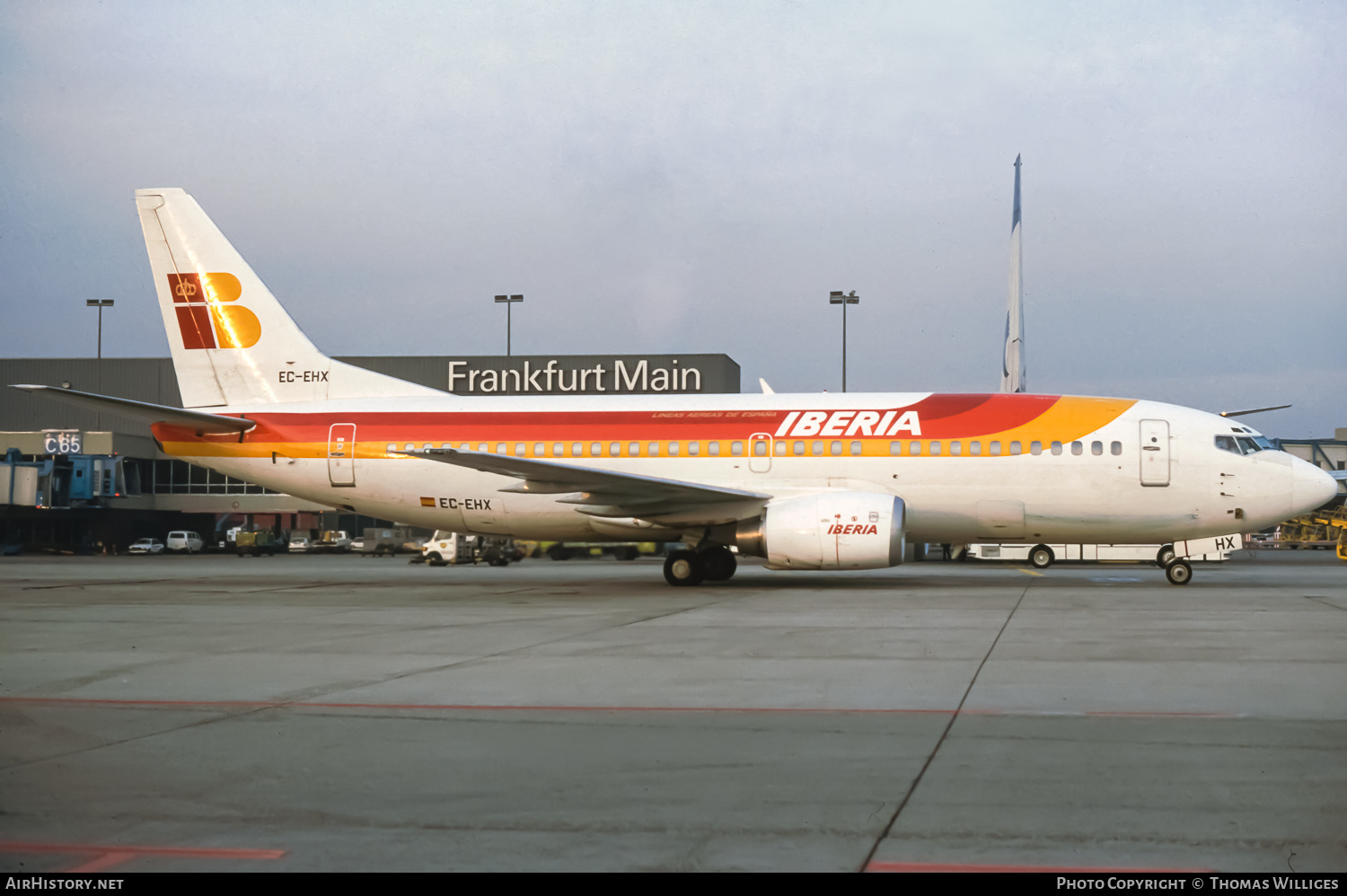 Aircraft Photo of EC-EHX | Boeing 737-3A4 | Iberia | AirHistory.net #819302