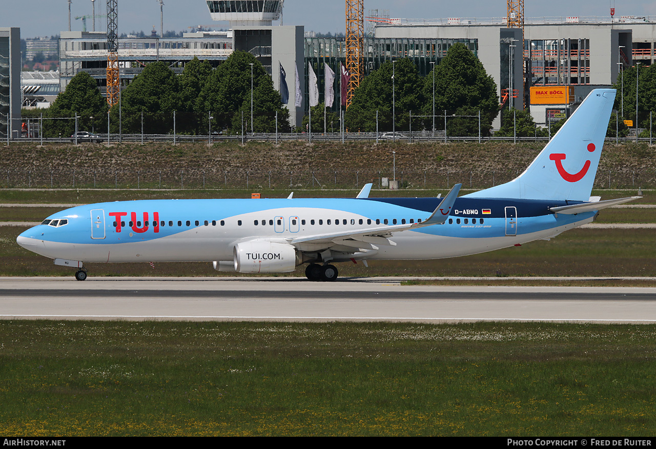 Aircraft Photo of D-ABMQ | Boeing 737-86J | TUI | AirHistory.net #819306