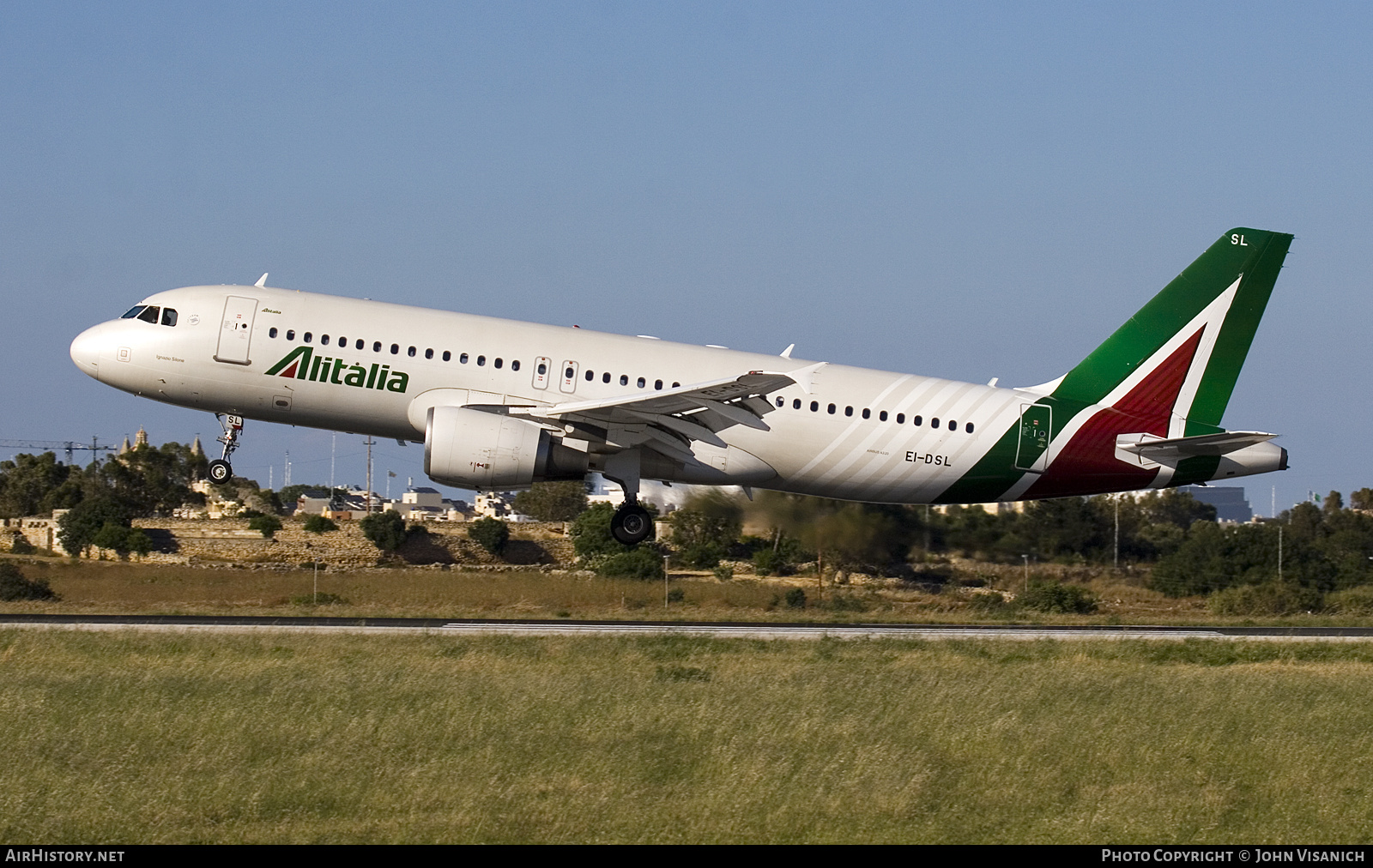 Aircraft Photo of EI-DSL | Airbus A320-216 | Alitalia | AirHistory.net #819310