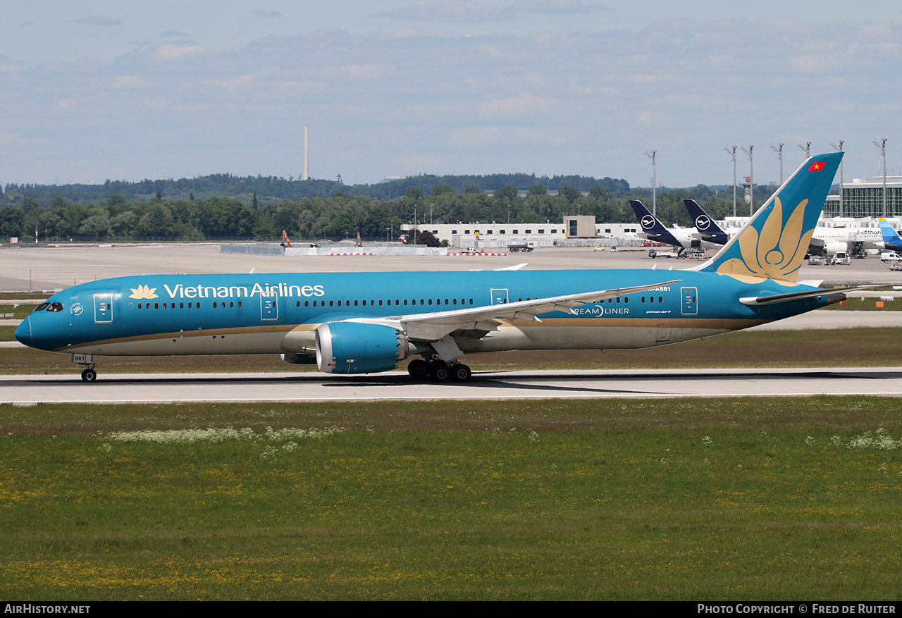 Aircraft Photo of VN-A861 | Boeing 787-9 Dreamliner | Vietnam Airlines | AirHistory.net #819313