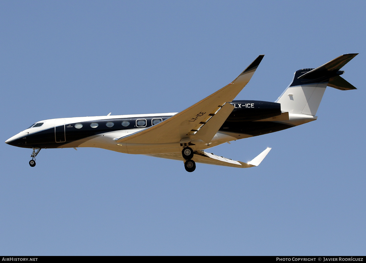 Aircraft Photo of LX-ICE | Gulfstream Aerospace G650ER (G-VI) | AirHistory.net #819346