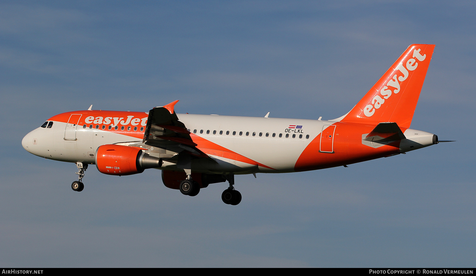 Aircraft Photo of OE-LKL | Airbus A319-111 | EasyJet | AirHistory.net #819372