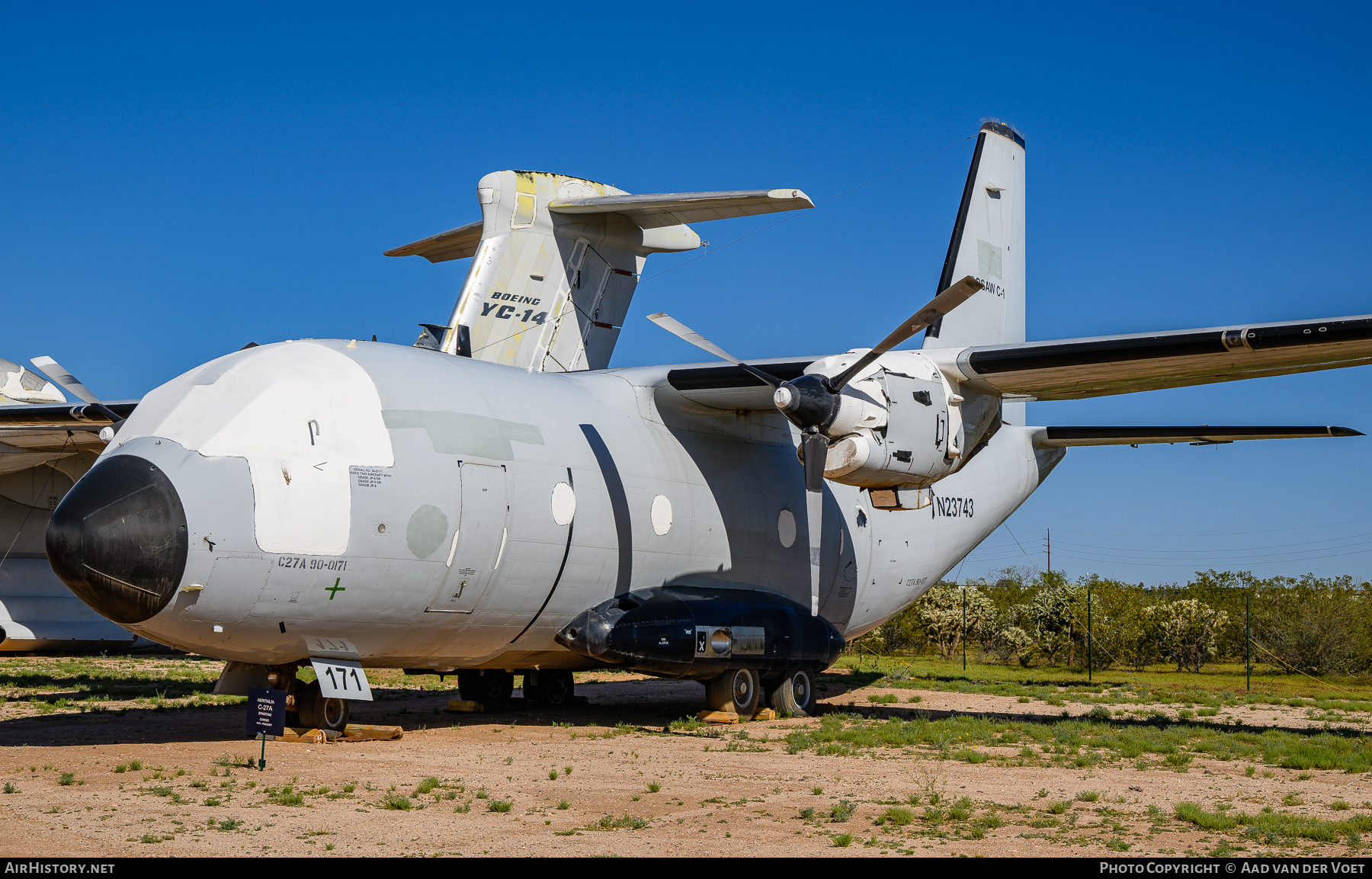 Aircraft Photo of N23743 / 90-0171 | Alenia C-27A Spartan | DoS Air Wing - Department of State | AirHistory.net #819378