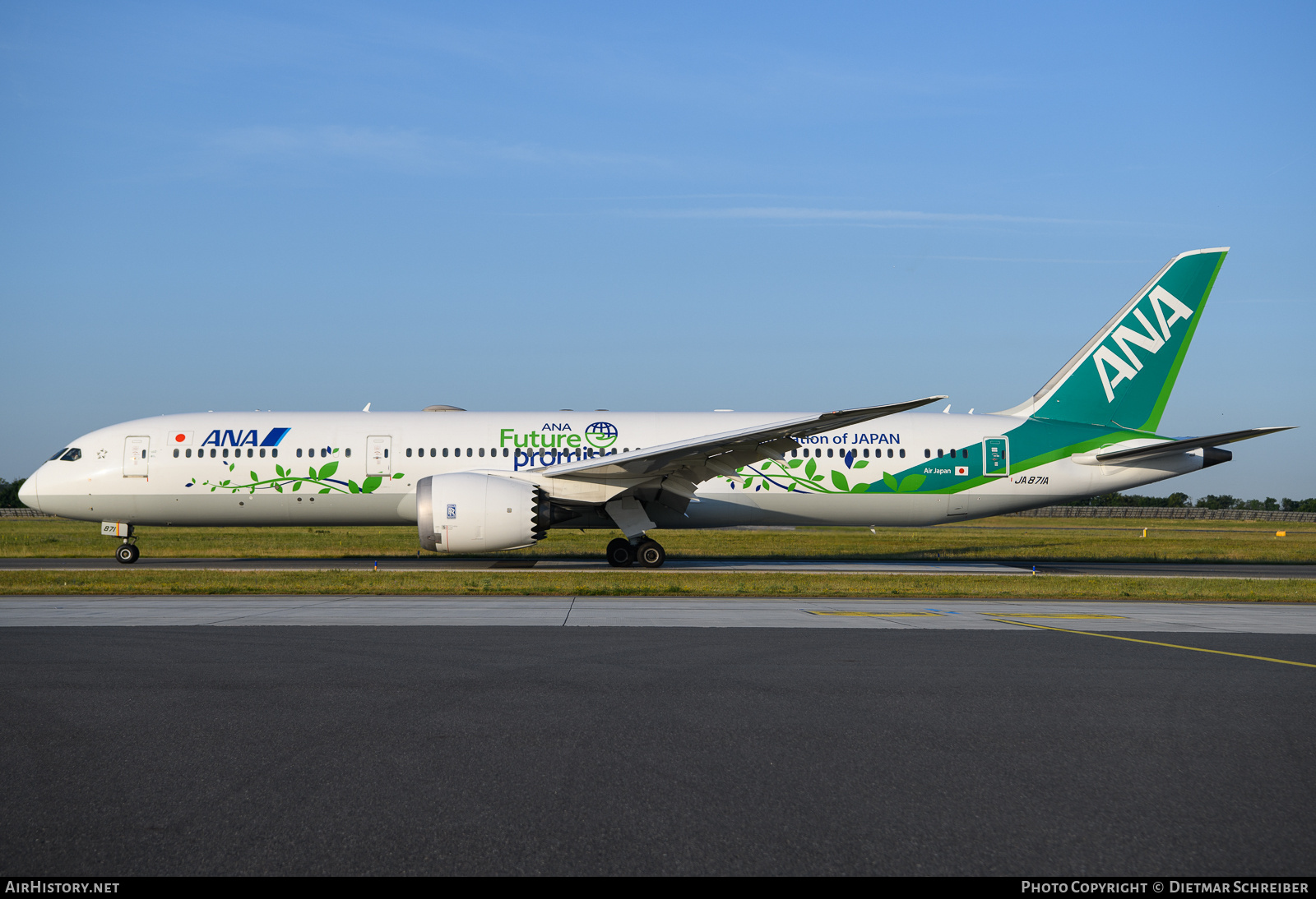 Aircraft Photo of JA871A | Boeing 787-9 Dreamliner | All Nippon Airways - ANA | AirHistory.net #819383
