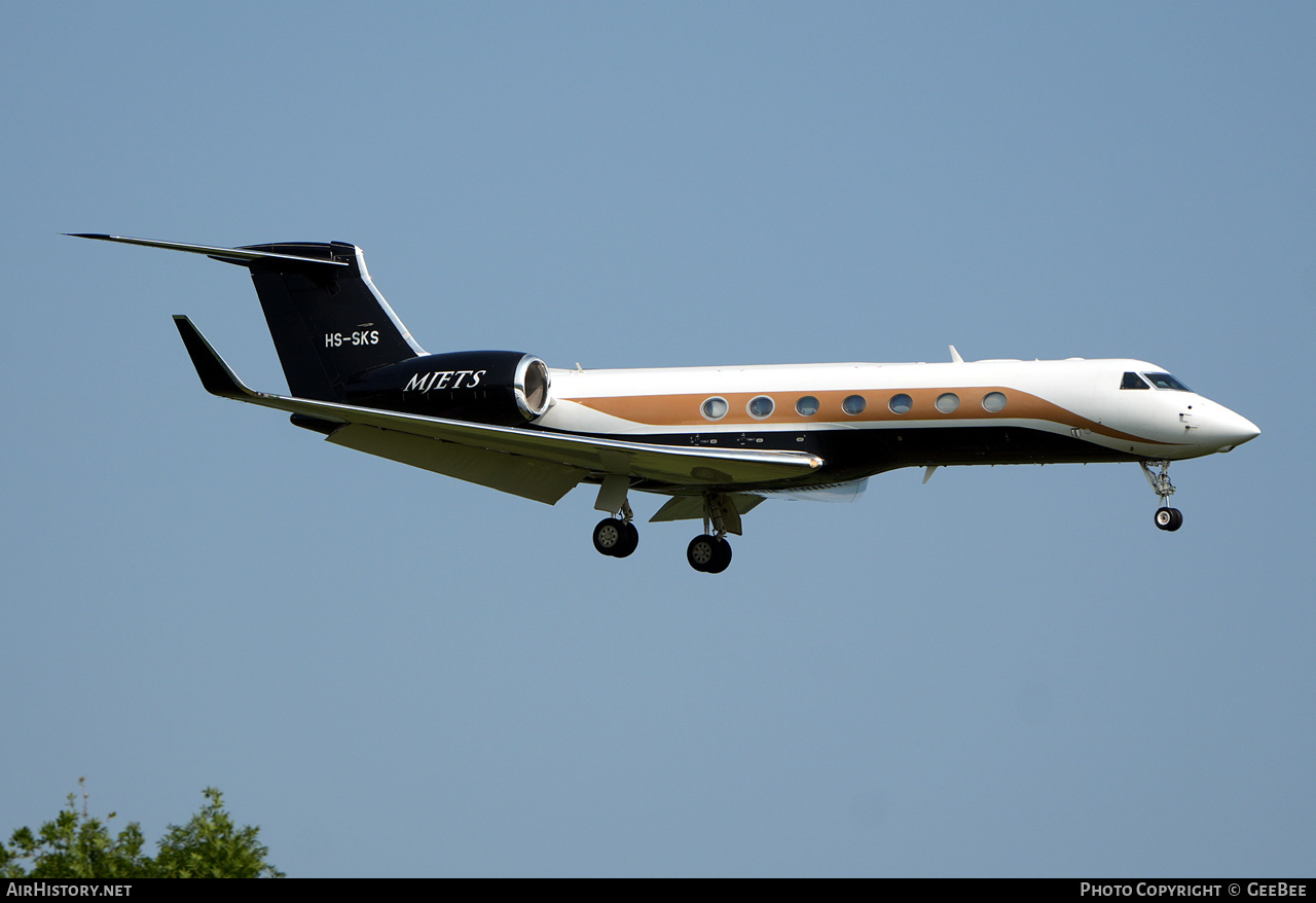 Aircraft Photo of HS-SKS | Gulfstream Aerospace G-V Gulfstream V-SP | MJets | AirHistory.net #819402