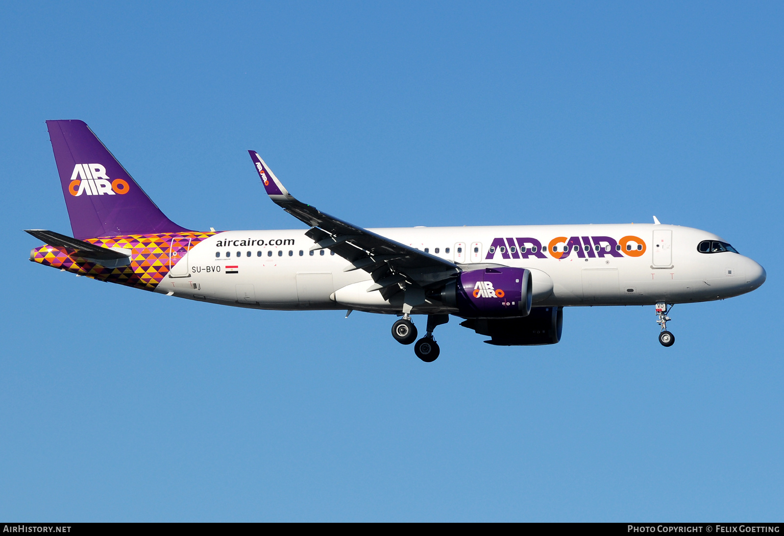 Aircraft Photo of SU-BVO | Airbus A320-251N | Air Cairo | AirHistory.net #819405