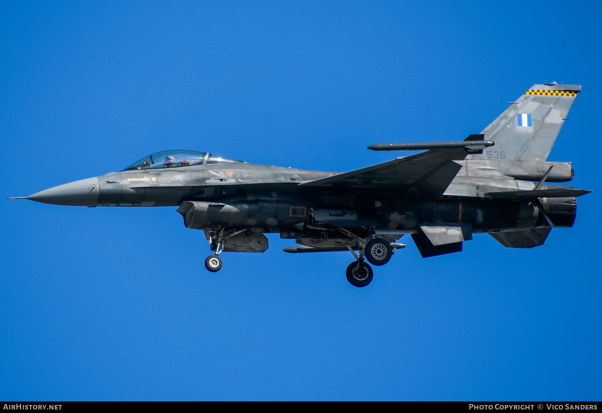Aircraft Photo of 536 | General Dynamics F-16C Fighting Falcon | Greece - Air Force | AirHistory.net #819415