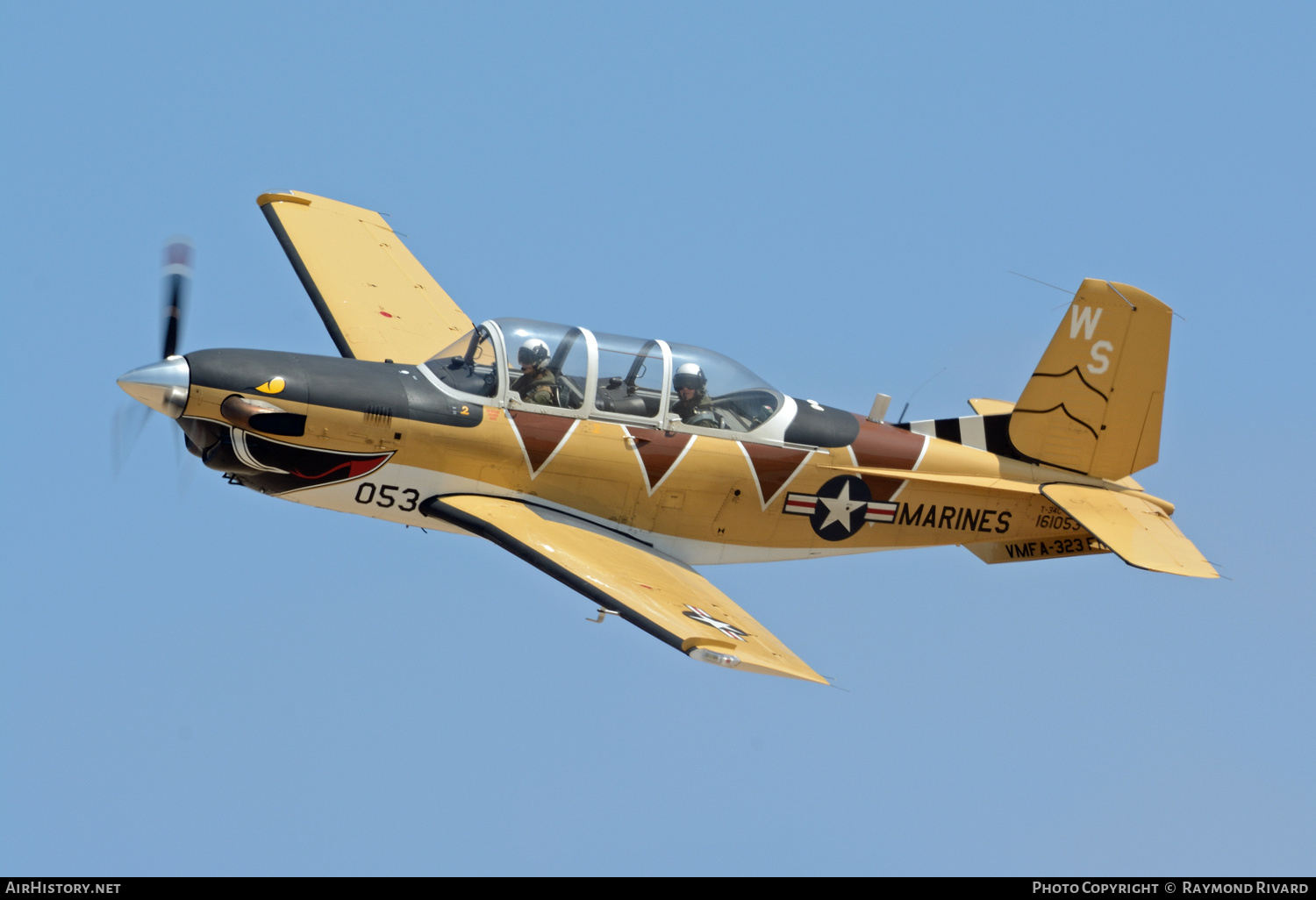 Aircraft Photo of 161053 | Beech T-34C Turbo Mentor | USA - Marines | AirHistory.net #819419