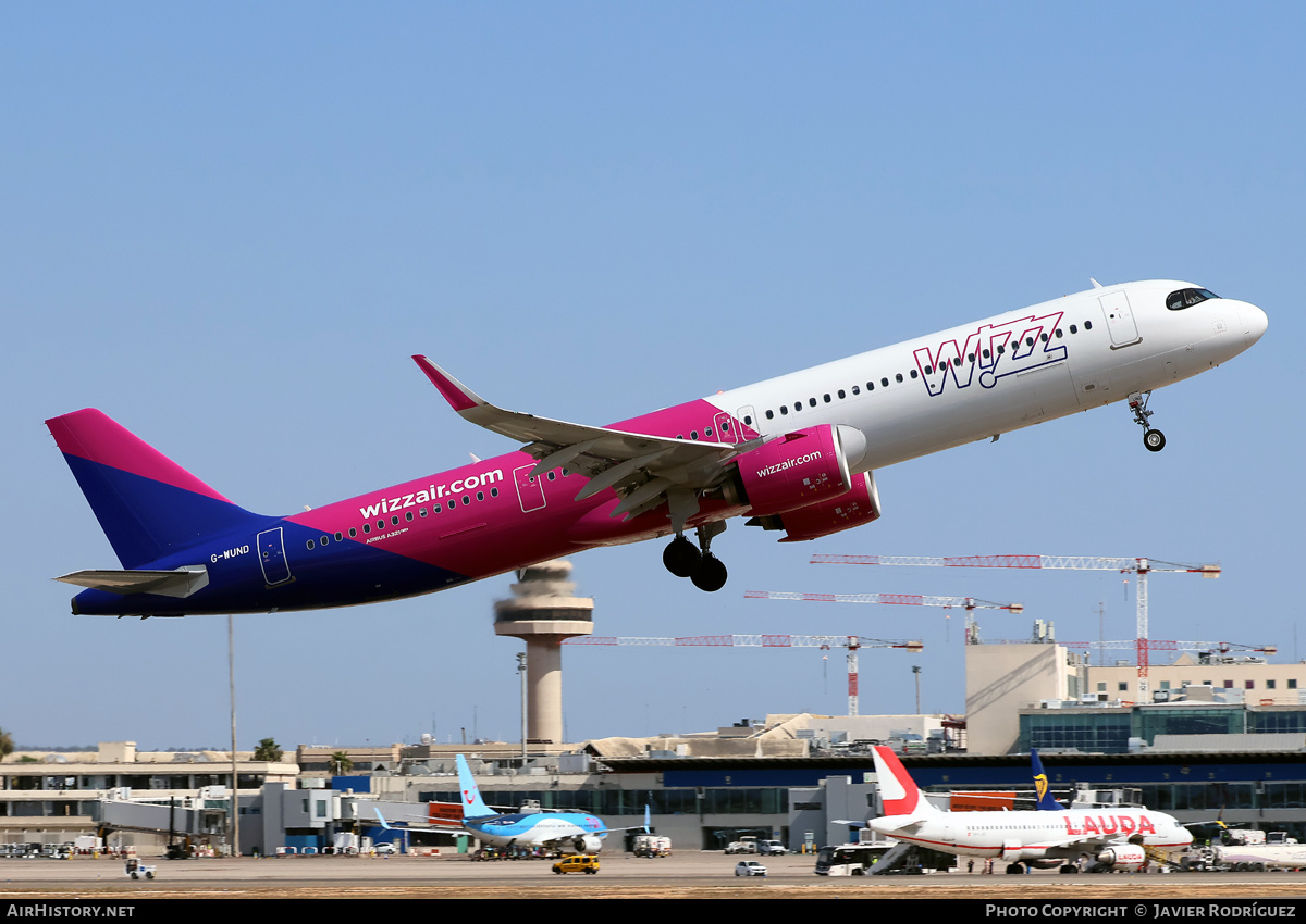 Aircraft Photo of G-WUND | Airbus A321-271NX | Wizz Air | AirHistory.net #819429
