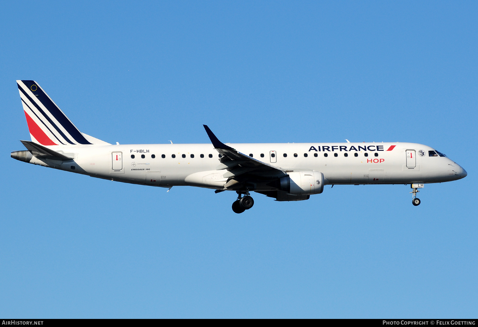 Aircraft Photo of F-HBLH | Embraer 190STD (ERJ-190-100STD) | Air France | AirHistory.net #819441
