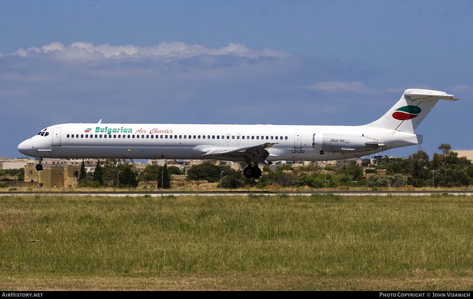 Aircraft Photo of LZ-LDU | McDonnell Douglas MD-82 (DC-9-82) | Bulgarian Air Charter | AirHistory.net #819458