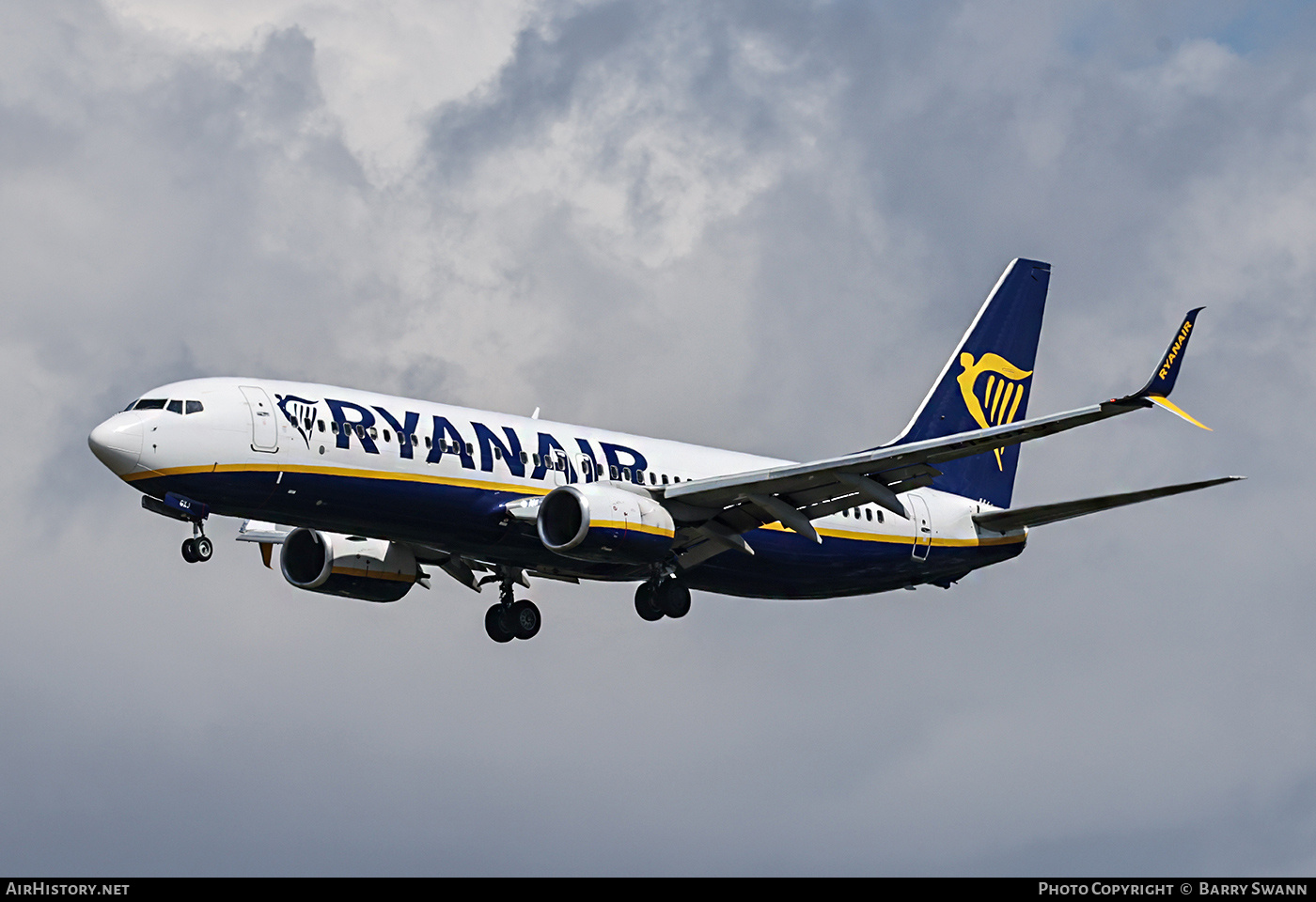 Aircraft Photo of EI-GXJ | Boeing 737-800 | Ryanair | AirHistory.net #819471