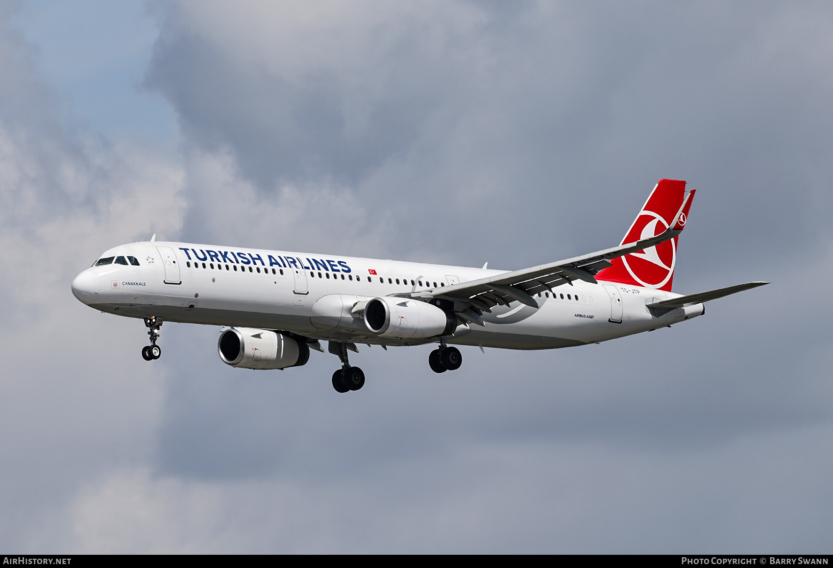 Aircraft Photo of TC-JTP | Airbus A321-231 | Turkish Airlines | AirHistory.net #819473