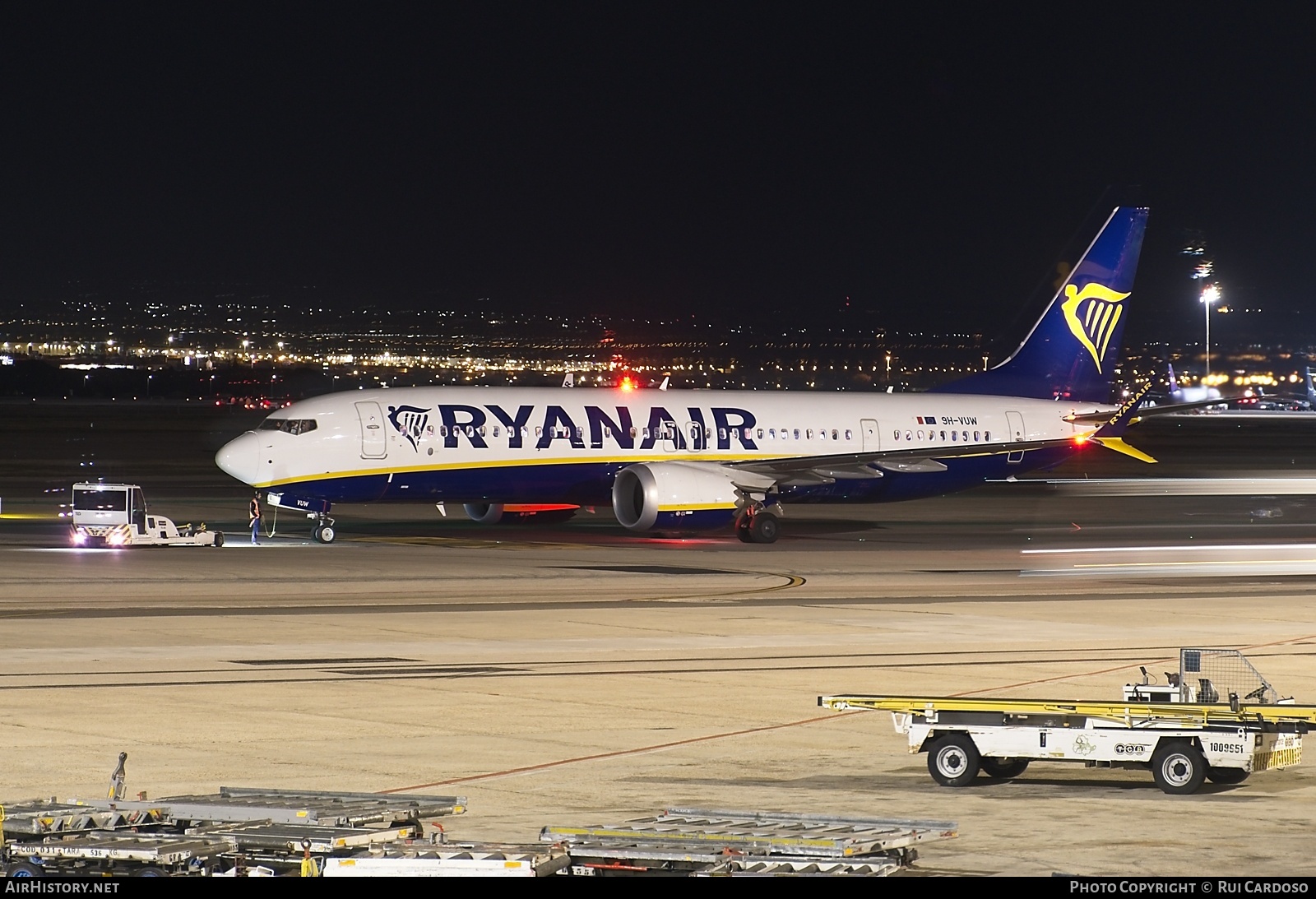 Aircraft Photo of 9H-VUW | Boeing 737-8200 Max 200 | Ryanair | AirHistory.net #819474