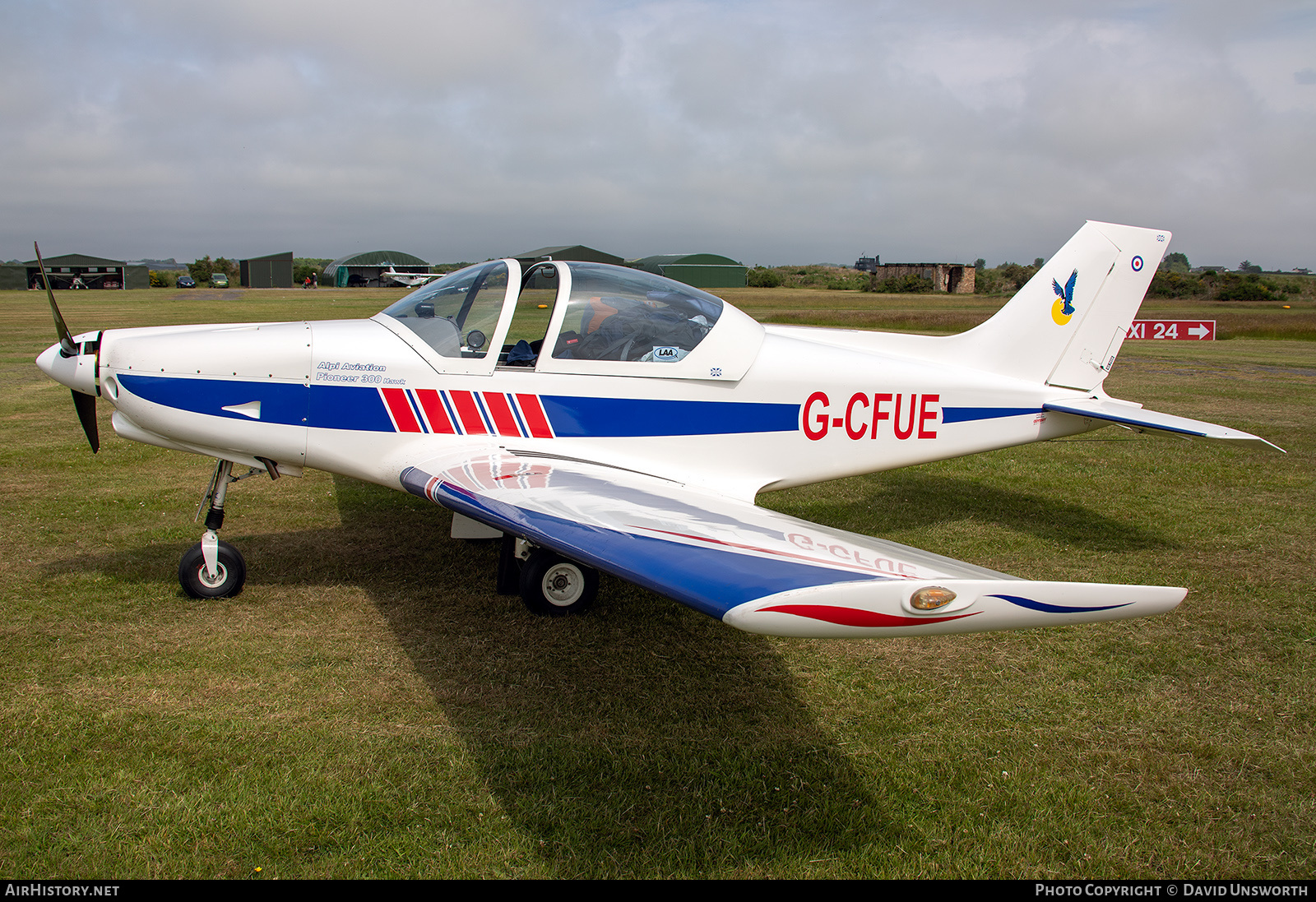 Aircraft Photo of G-CFUE | Alpi Pioneer 300 Hawk | AirHistory.net #819479