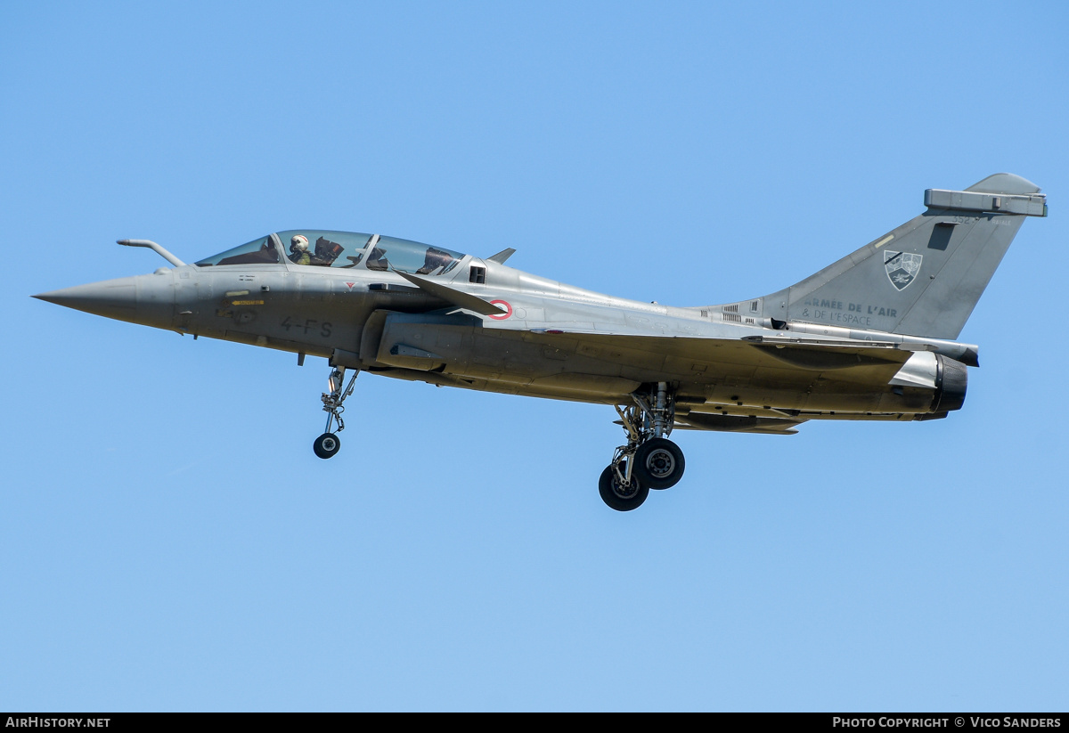 Aircraft Photo of 352 | Dassault Rafale B | France - Air Force | AirHistory.net #819487