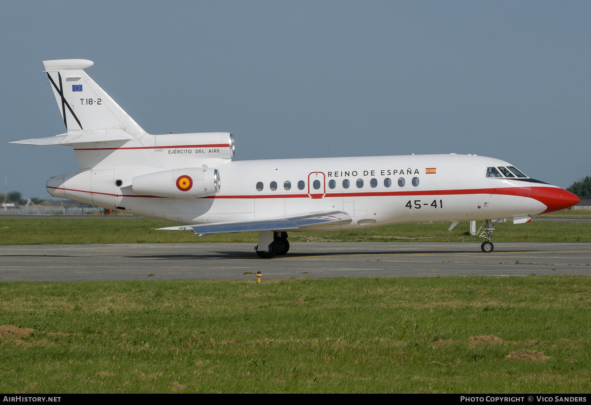 Aircraft Photo of T18-2 | Dassault Falcon 900B | Spain - Air Force | AirHistory.net #819490