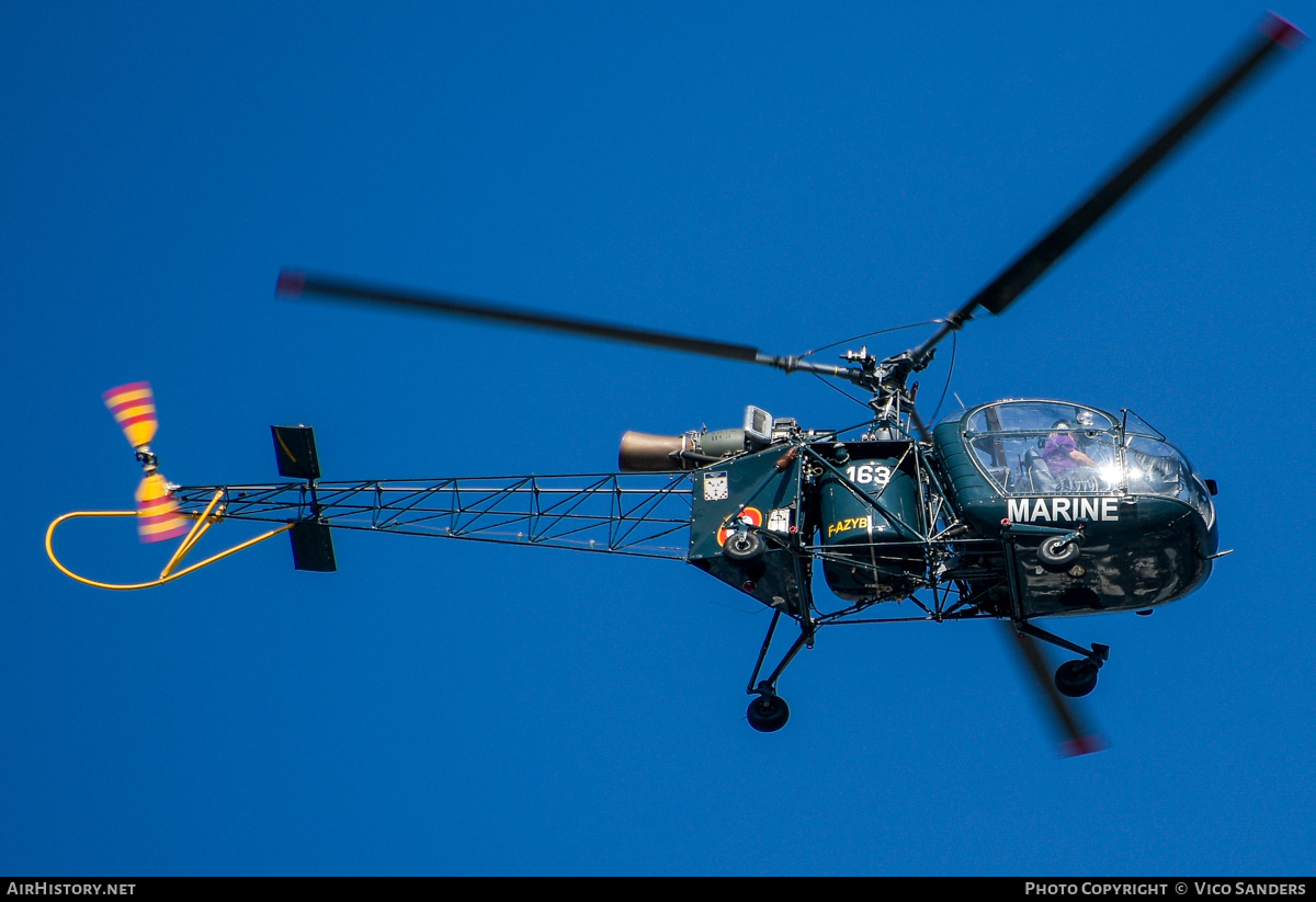 Aircraft Photo of F-AZYB | Sud SA-313B Alouette II | France - Navy | AirHistory.net #819495