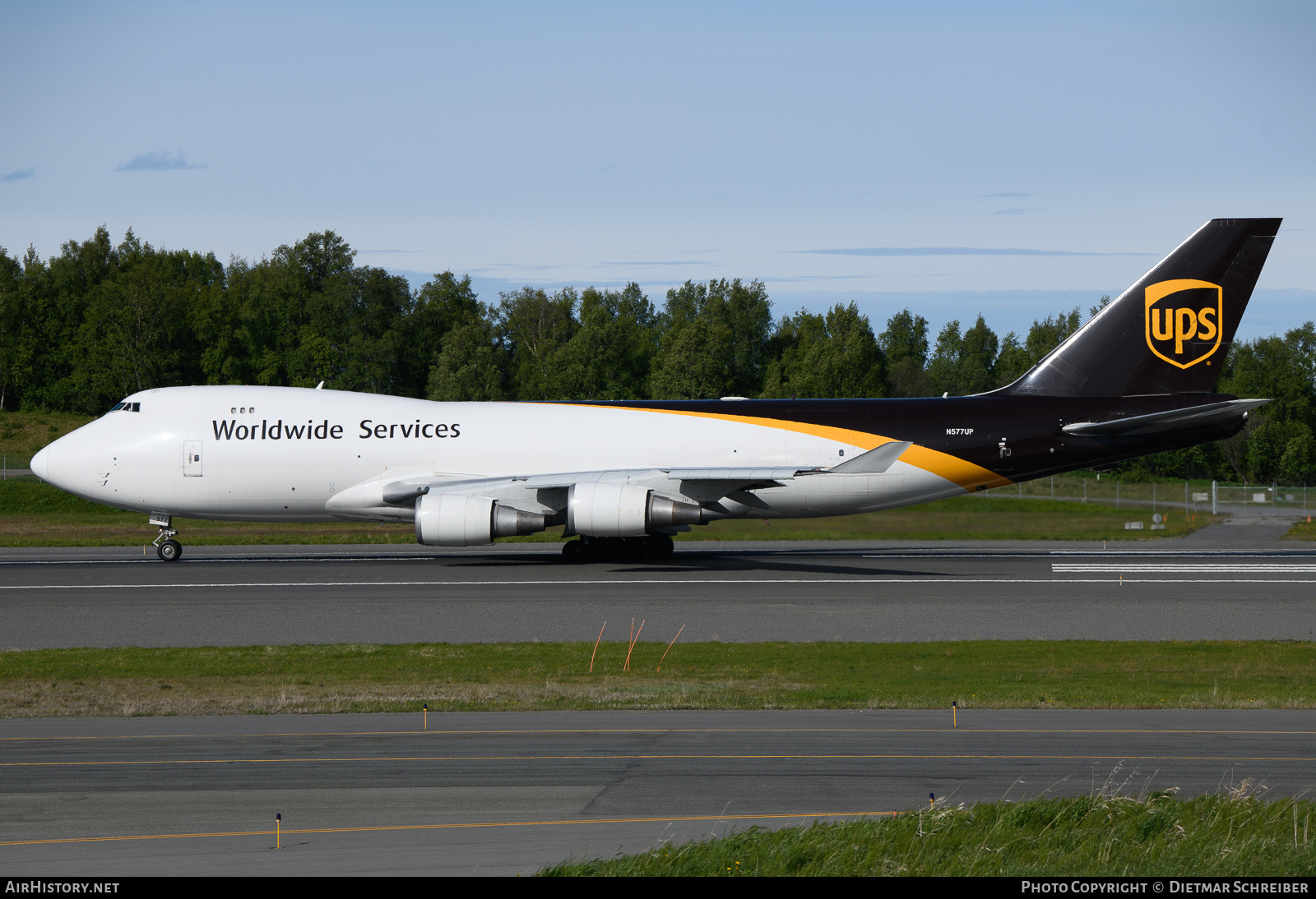 Aircraft Photo of N577UP | Boeing 747-44AF/SCD | United Parcel Service - UPS | AirHistory.net #819507
