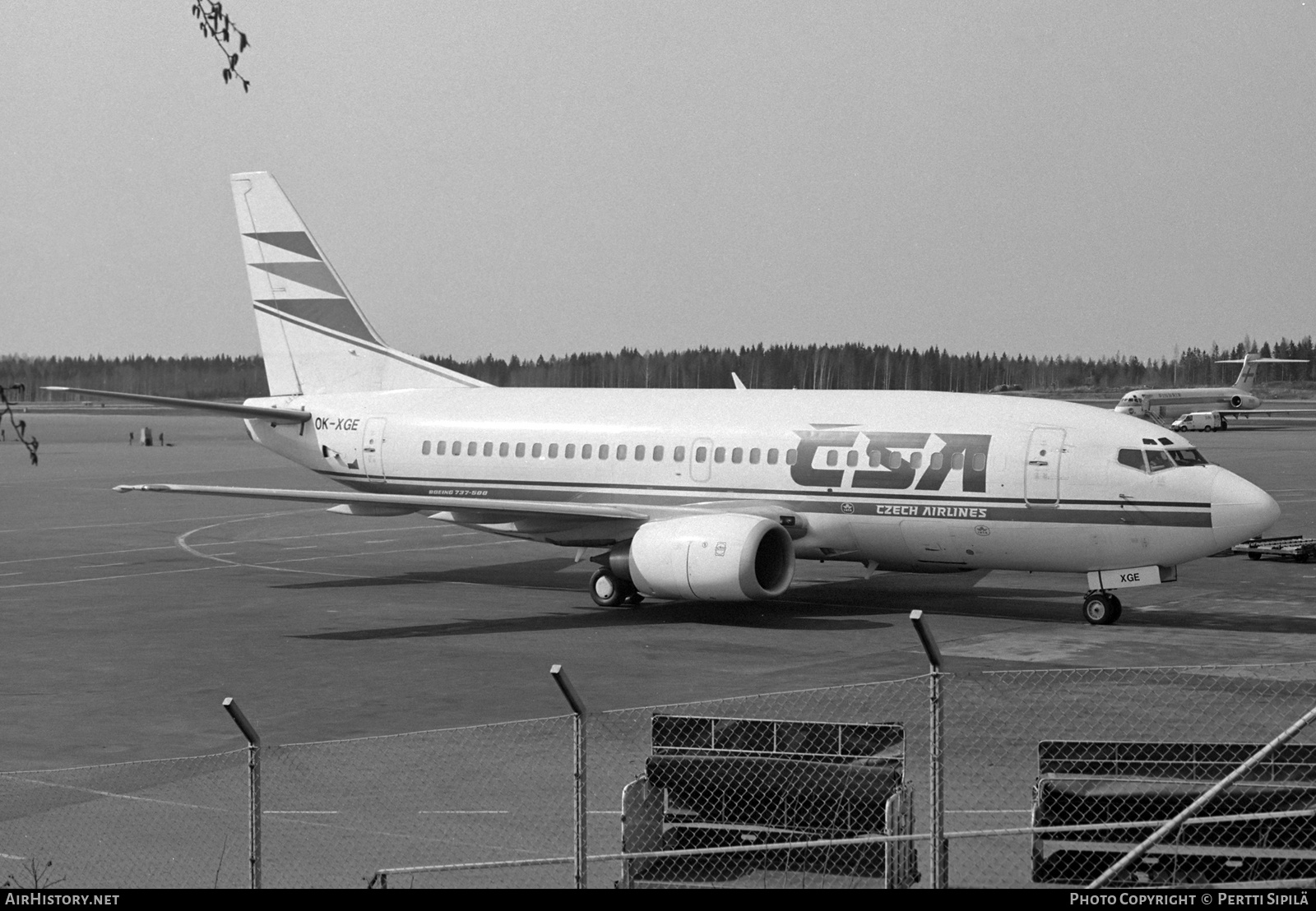 Aircraft Photo of OK-XGE | Boeing 737-55S | ČSA - Czech Airlines | AirHistory.net #819517
