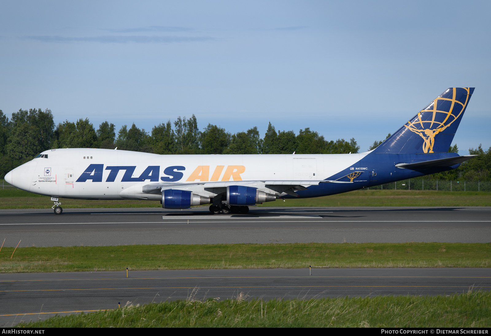 Aircraft Photo of N418MC | Boeing 747-47UF/SCD | Atlas Air | AirHistory.net #819519