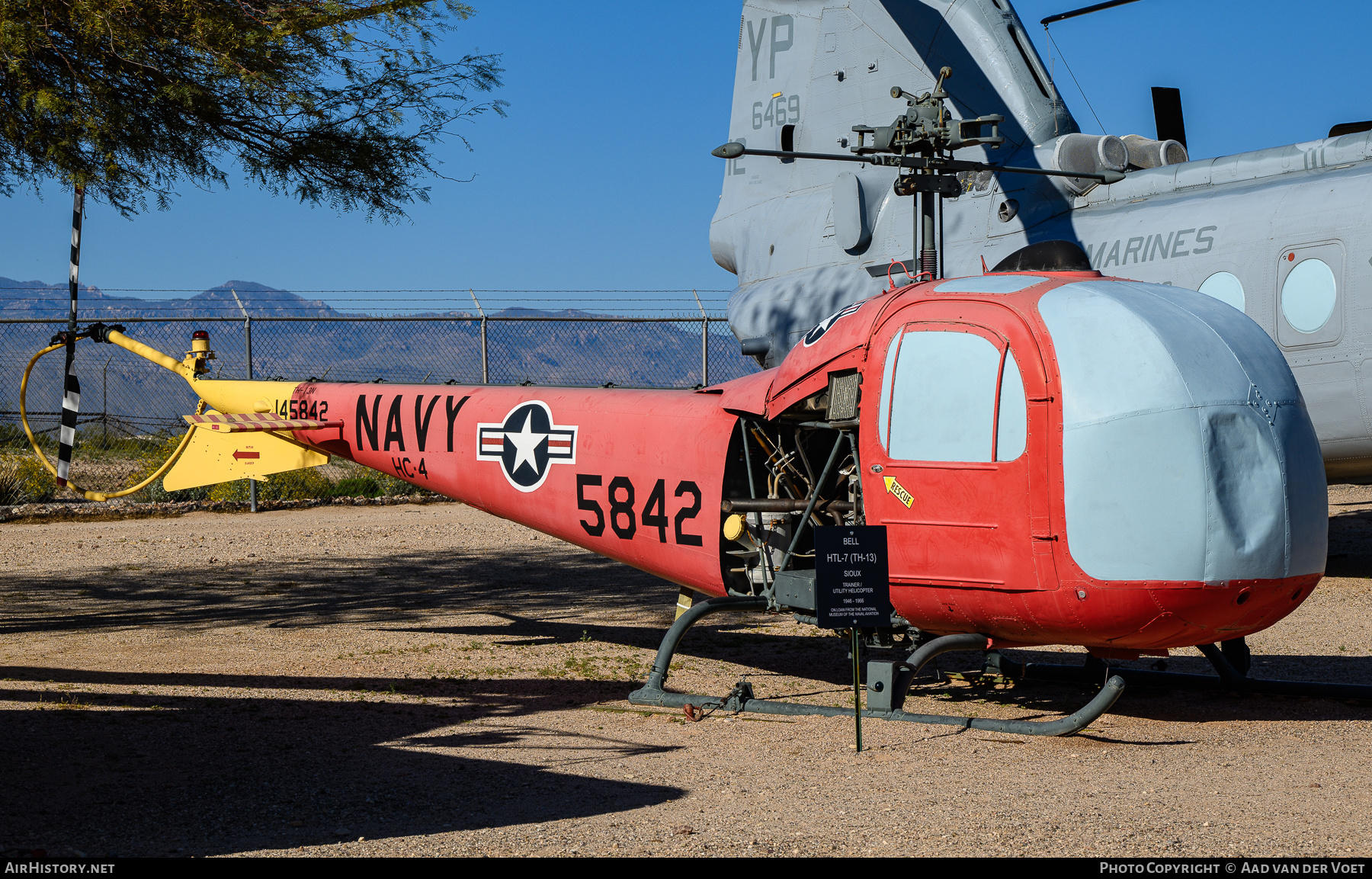 Aircraft Photo of 145842 / 5842 | Bell TH-13N | USA - Navy | AirHistory.net #819530
