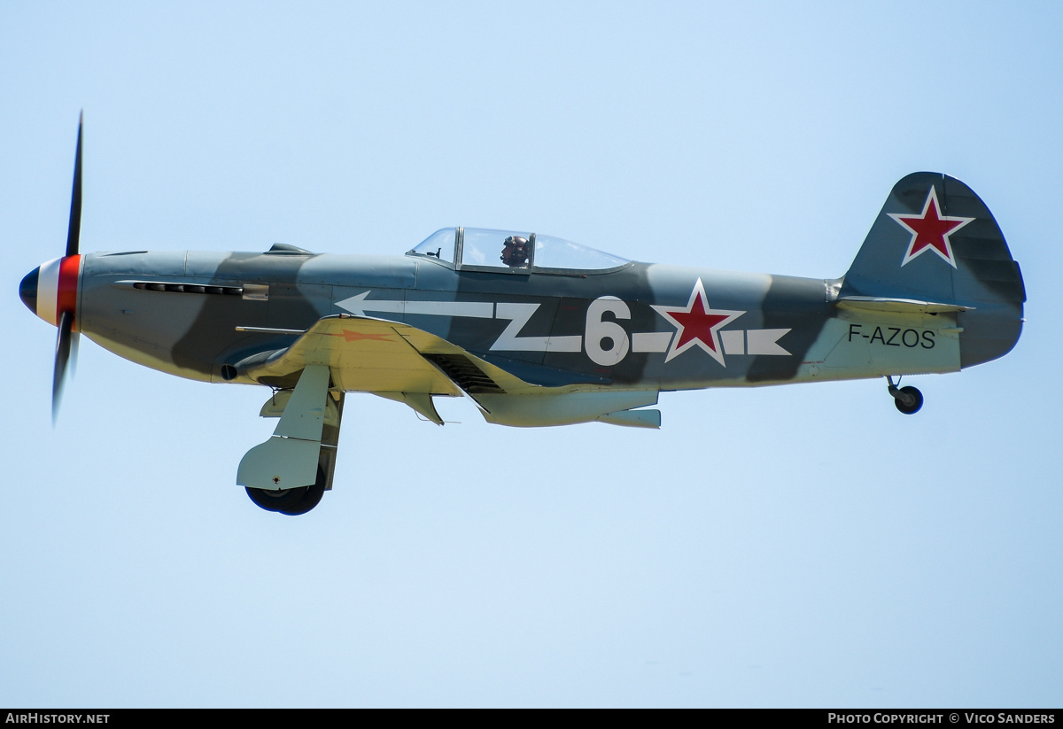 Aircraft Photo of F-AZOS | Yakovlev Yak-3UA | Soviet Union - Air Force | AirHistory.net #819536