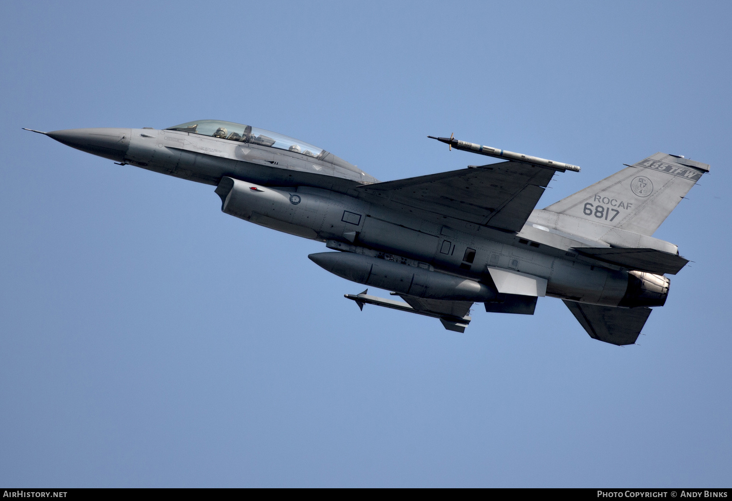 Aircraft Photo of 6817 | Lockheed Martin F-16B-72V Fighting Falcon | Taiwan - Air Force | AirHistory.net #819567