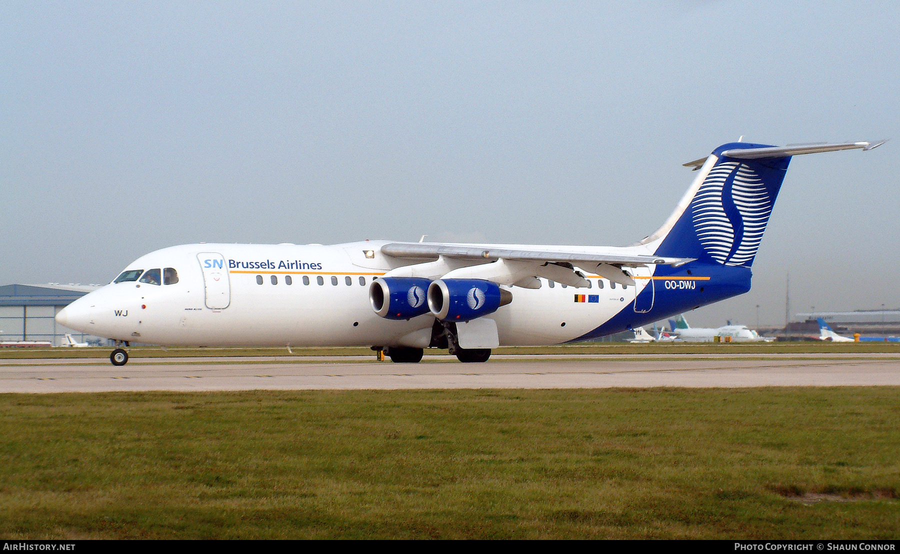 Aircraft Photo of OO-DWJ | British Aerospace Avro 146-RJ100 | SN Brussels Airlines | AirHistory.net #819581