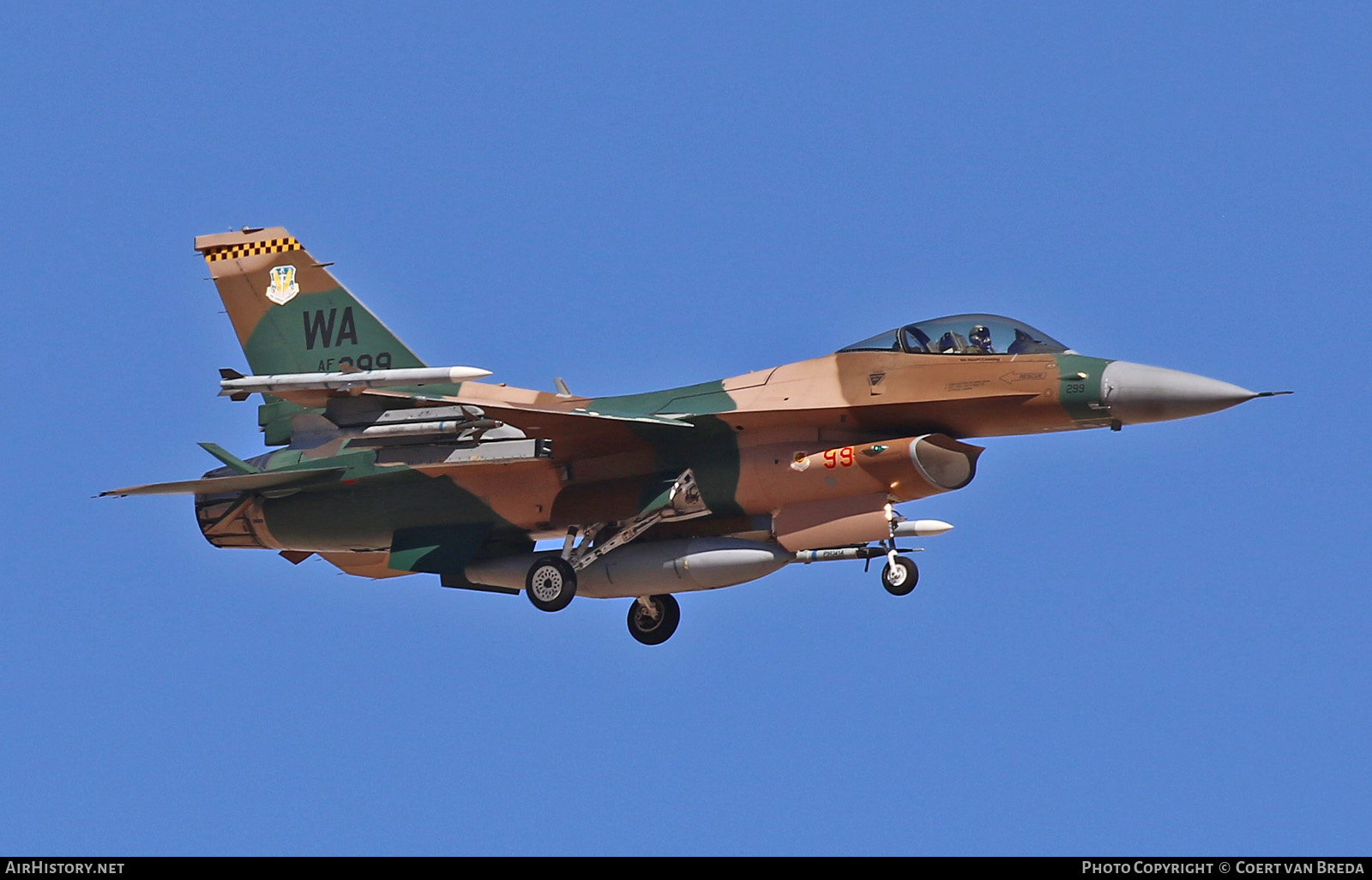 Aircraft Photo of 86-0299 / AF86299 | General Dynamics F-16C Fighting Falcon | USA - Air Force | AirHistory.net #819608