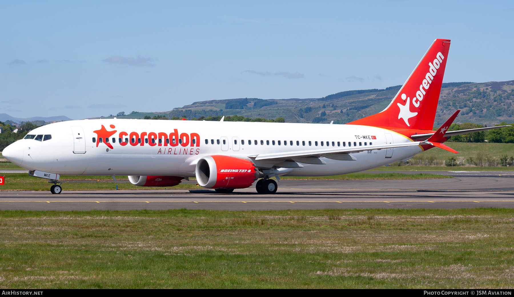 Aircraft Photo of TC-MKE | Boeing 737-8 Max 8 | Corendon Airlines | AirHistory.net #819620
