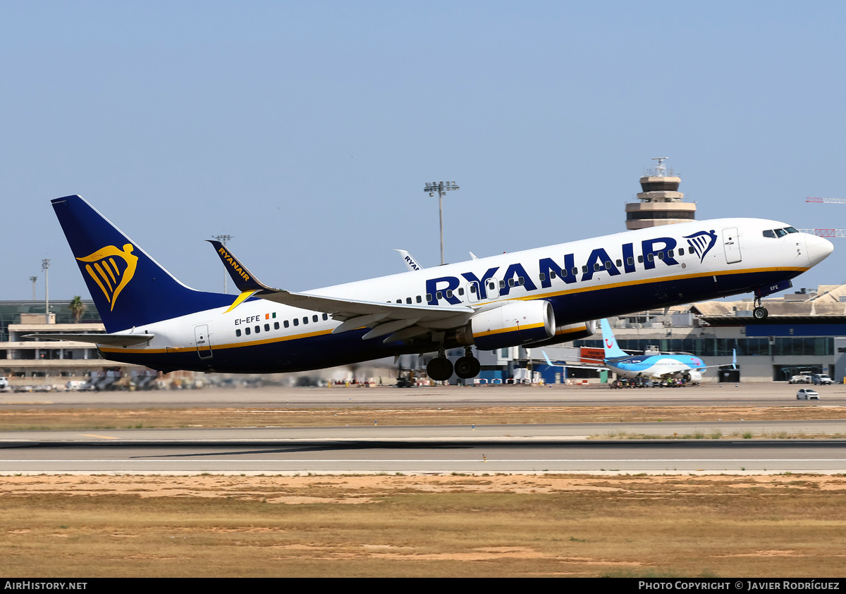 Aircraft Photo of EI-EFE | Boeing 737-8AS | Ryanair | AirHistory.net #819690