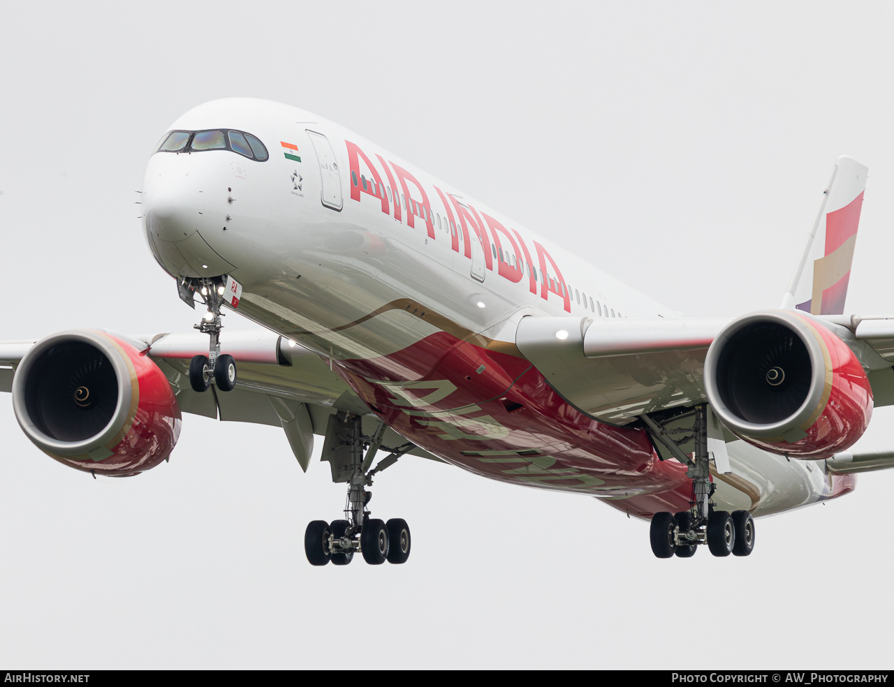 Aircraft Photo of VT-JRA | Airbus A350-941 | Air India | AirHistory.net #819696