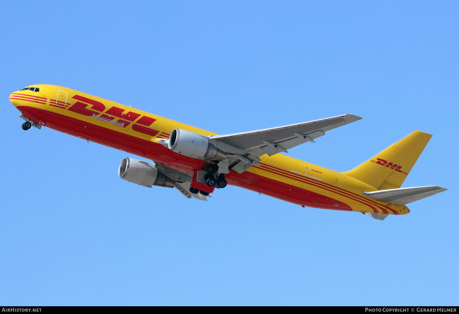 Aircraft Photo of N760CK | Boeing 767-341/ER(BCF) | DHL International | AirHistory.net #819703