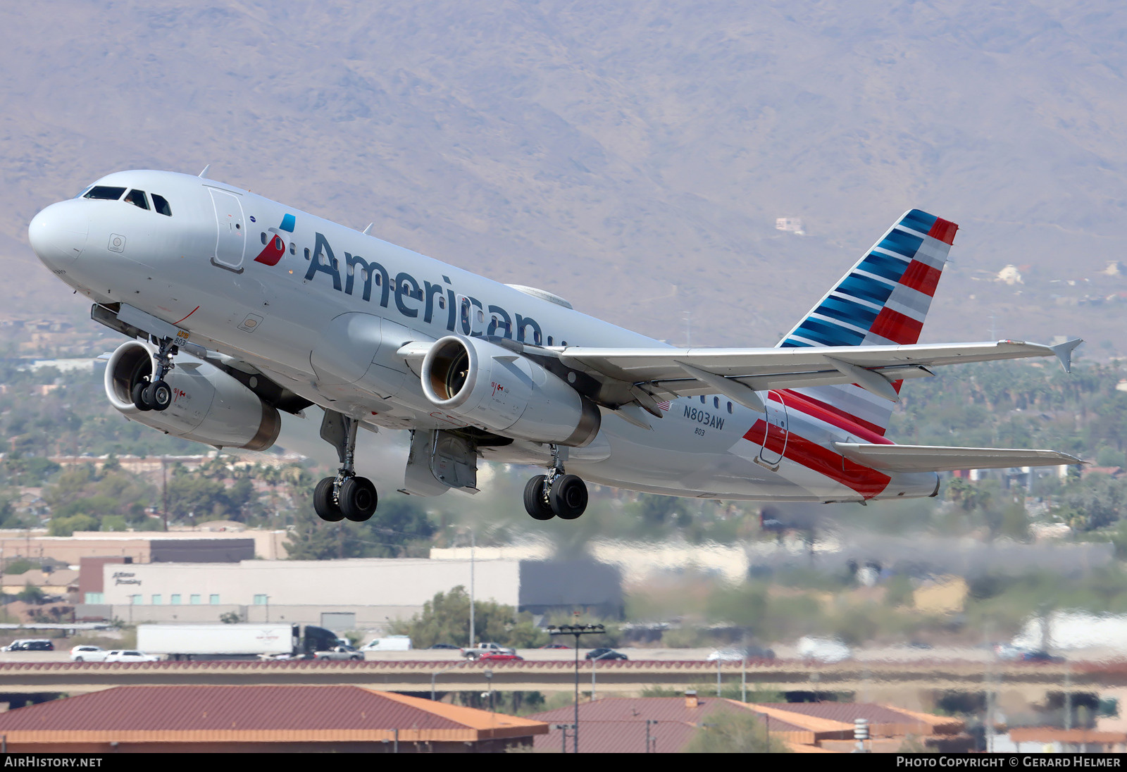Aircraft Photo of N803AW | Airbus A319-132 | American Airlines | AirHistory.net #819711