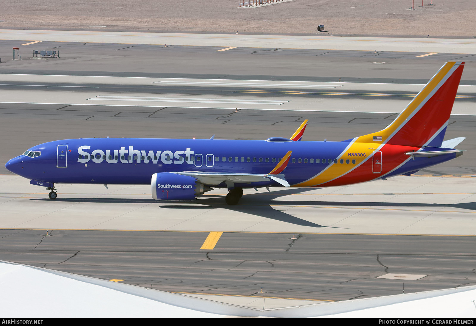 Aircraft Photo of N8930S | Boeing 737-8 Max 8 | Southwest Airlines | AirHistory.net #819717