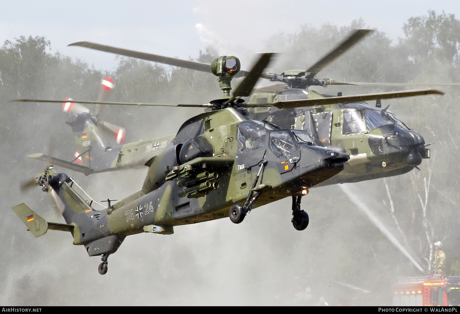 Aircraft Photo of 7424 | Eurocopter EC-665 Tiger UHT | Germany - Army | AirHistory.net #819719