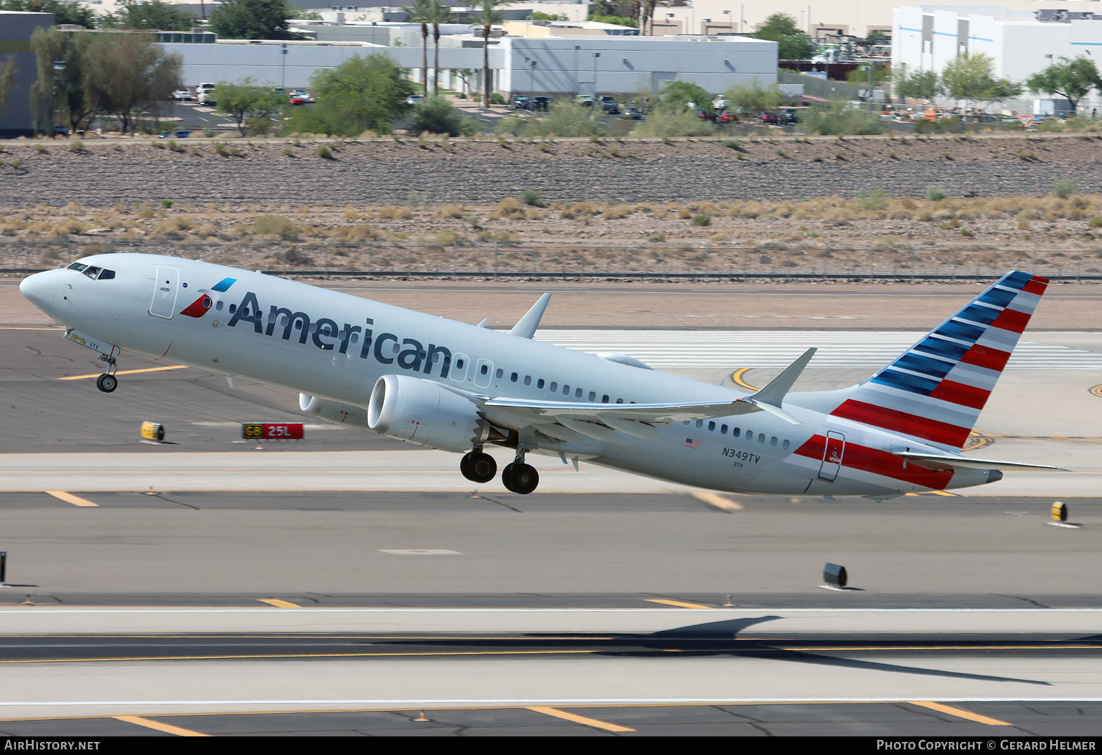 Aircraft Photo of N349TV | Boeing 737-8 Max 8 | American Airlines | AirHistory.net #819735