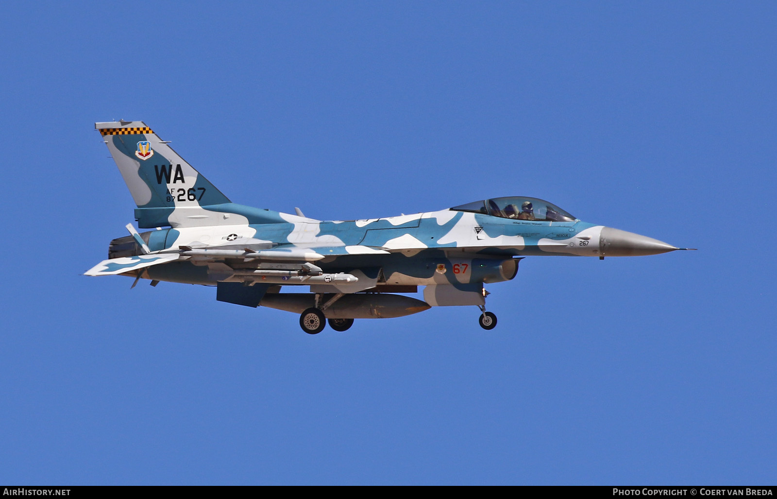 Aircraft Photo of 87-0267 / AF87267 | General Dynamics F-16C Fighting Falcon | USA - Air Force | AirHistory.net #819756